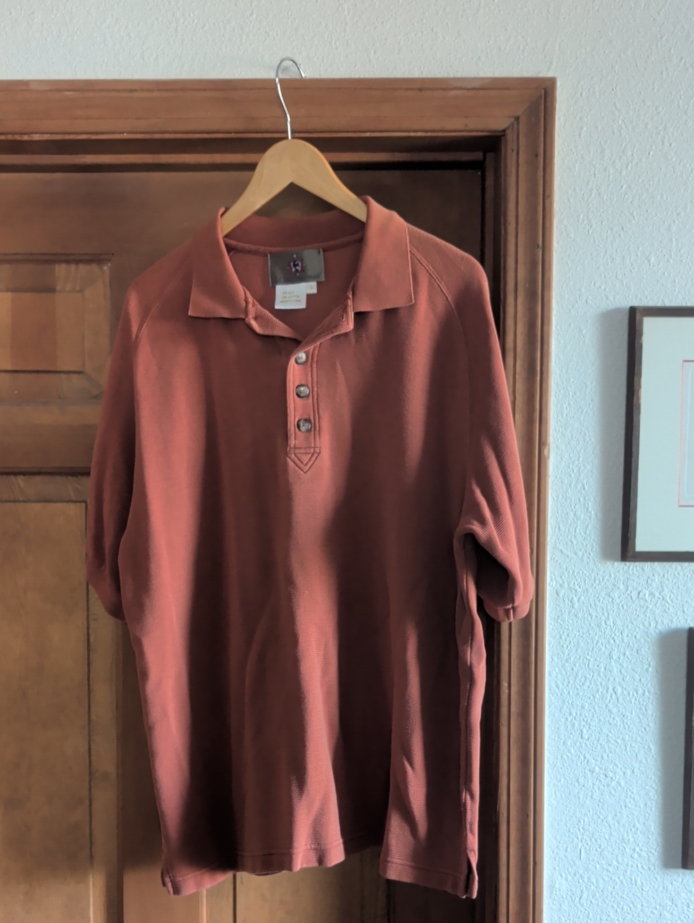 The Territory Ahead Men's Polo in Rust